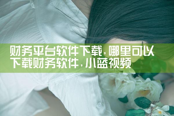 财务平台软件下载|小蓝视频