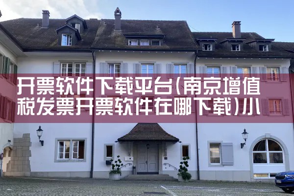 开票软件下载平台|小蓝视频